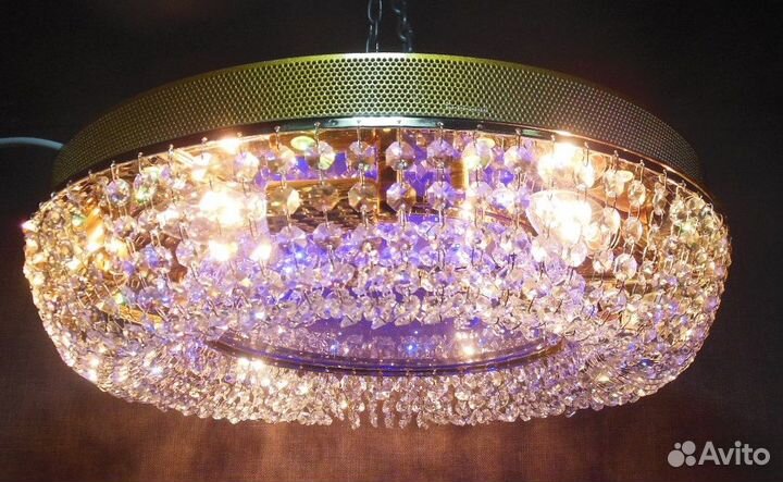 Люстра crystal 8690/6 GD Е14 Картье