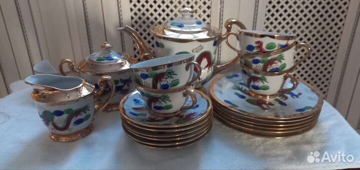 Чайный сервиз дракон