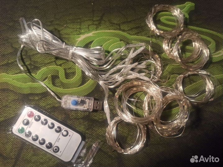 Гирлянда шторка 3х3 с пультом