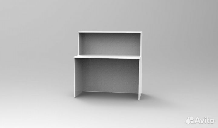 Ресепшн прямой белый