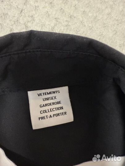 Рубашка vetements