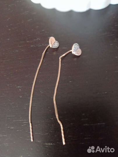 Серьги серебро 925