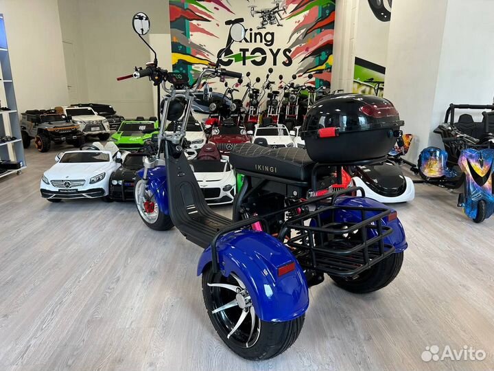 Электроскутер ikingi X12 Pro Trike Blue