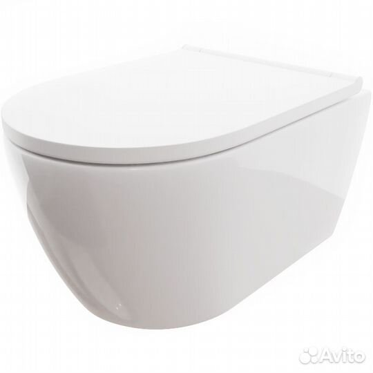 Комплект унитаза с инсталляцией Aquatek Set Aquatek Поларис-026 4в1 с сиденьем Микролифт и Черной ма