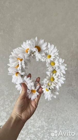 Ободок из цветов