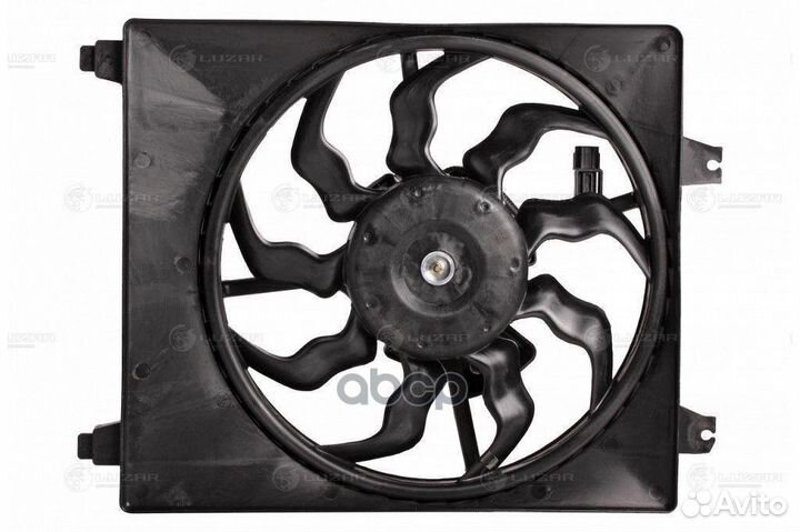 Вентилятор радиатора с кожухом hyundai santa FE