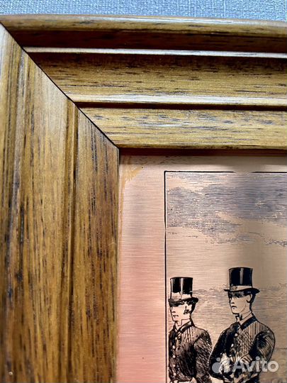 Гравюра Etchmaster по меди в раме Экипаж в пути