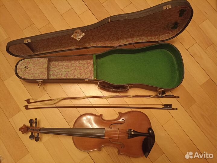 Скрипка немецкая, смычки