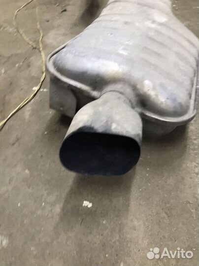 Задняя банка глушителя bmw х3 е83 2.0 дизель