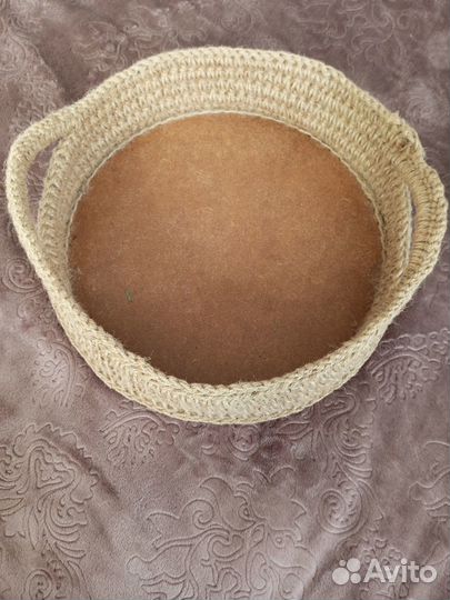 Поднос из джута