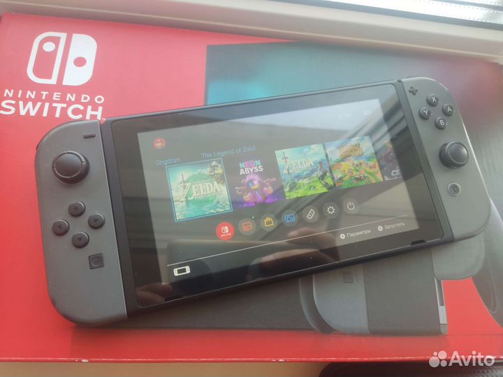 Прошитая Nintendo Switch V2 160Gb+игры