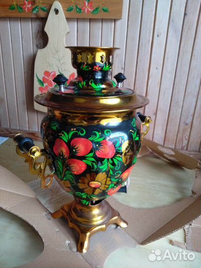 Самовар расписной новый времён СССР