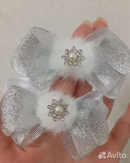 Резиночки для волос ручной работы