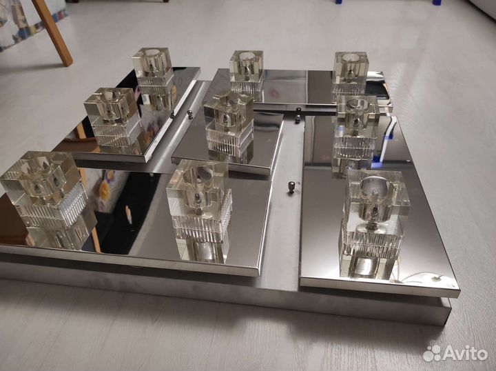 Люстра потолочная светодиодная с пультом