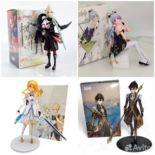 Аниме Фигурки Геншин Импакт Камисато Аяка Люмин