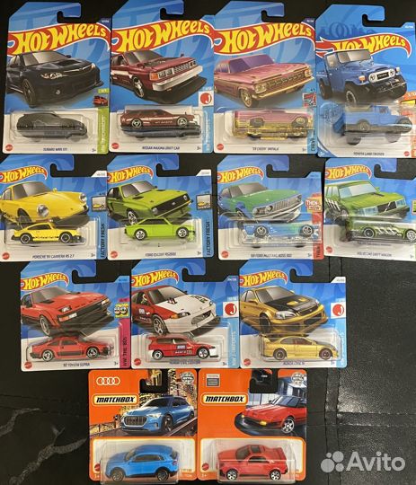 Машинки Hot Wheels, Matchbox