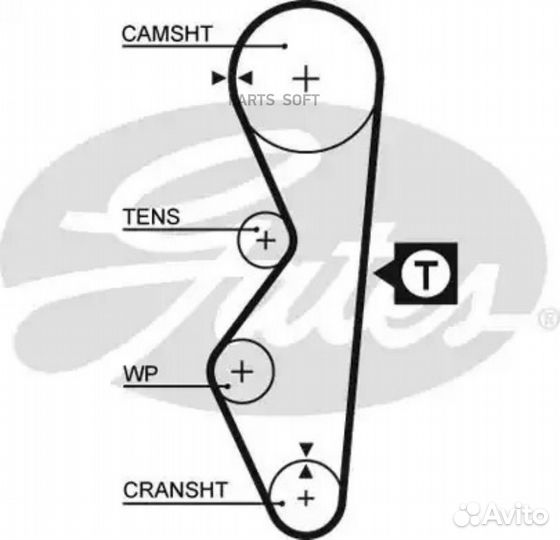 Gates 5124 Ремень грм
