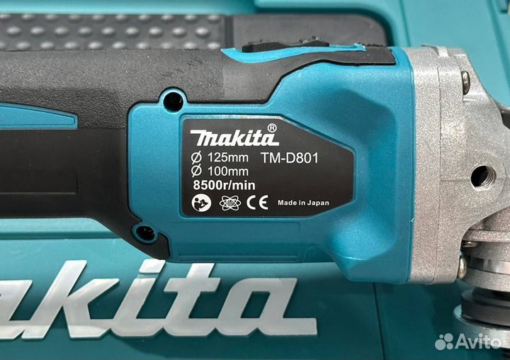 Аккумуляторная болгарка Makita 125мм (Арт.59335)