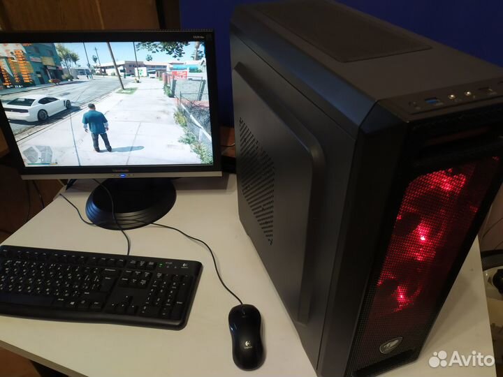 Игровой пк Intel (6/12 ядер) 16G DDR4\SSD\Видео 8G