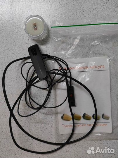 Микронаушник bluetooth капсульный