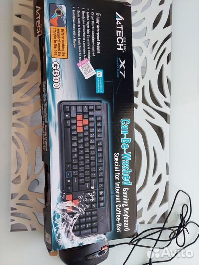 Игровая клавиатура и мышь a4tech