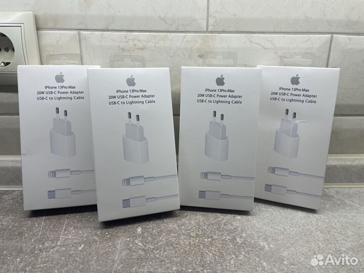 Быстрая зарядка для iPhone 20w+кабель