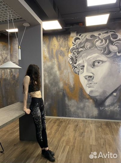 Граффити/художник/роспись стен