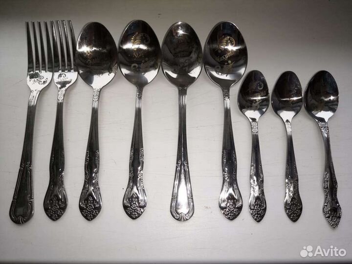 Именные ложки и вилки