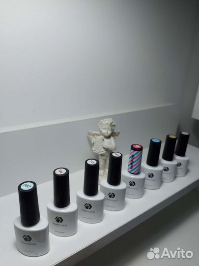 Гель лак для ногтей, гель опция, топ, база