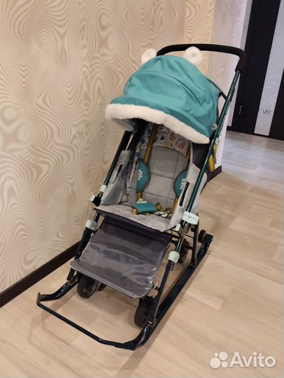 Детские санки с колесами