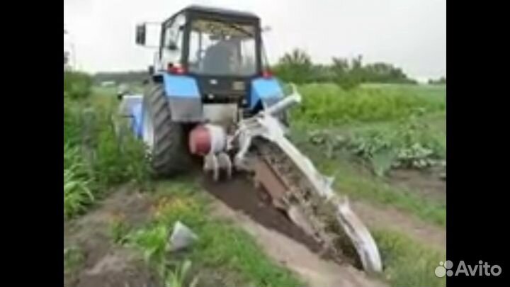 Копка рытьё траншей