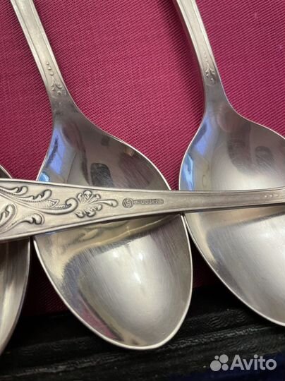 Набор столовых приборов мельхиор