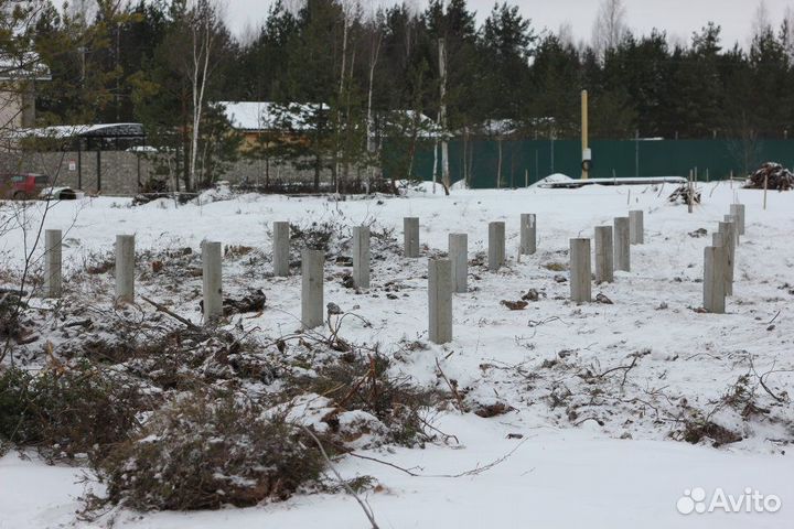 Фундамент Ж/Б сваи