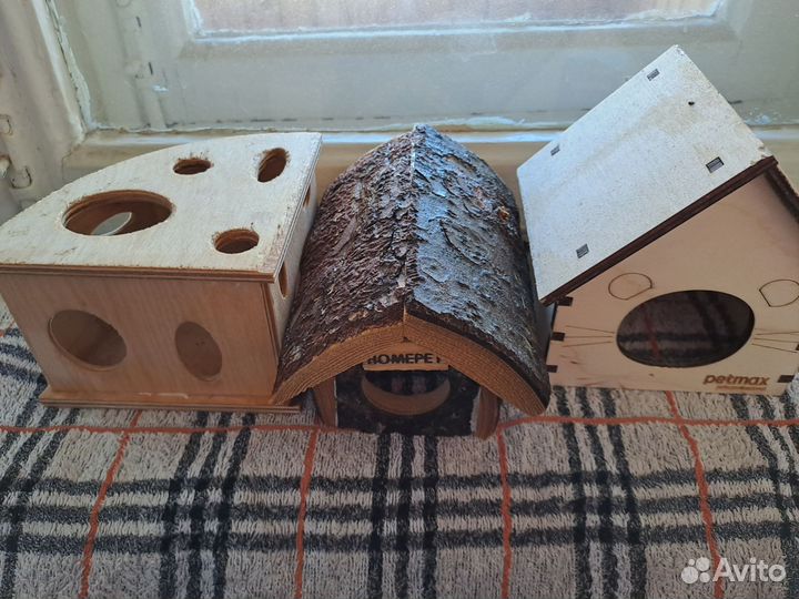 Домики и миски для грызунов