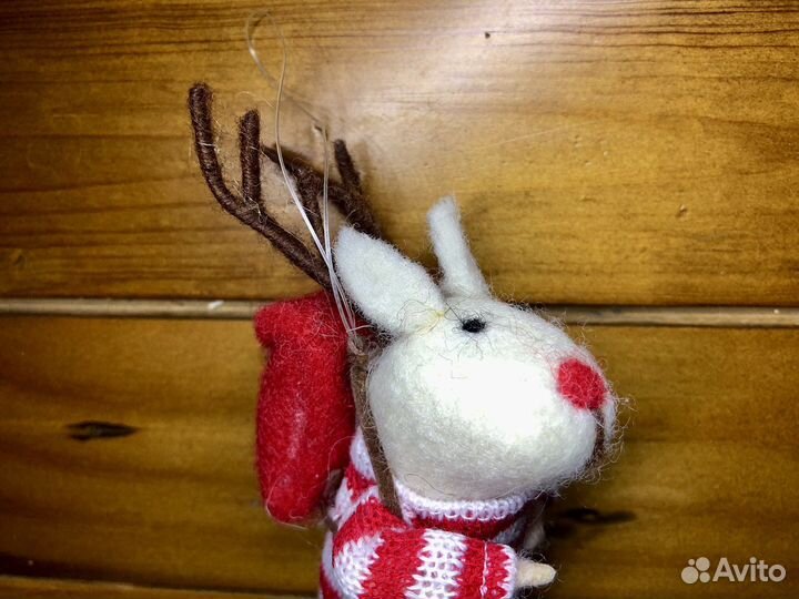 Ватные и валяные елочные игрушки