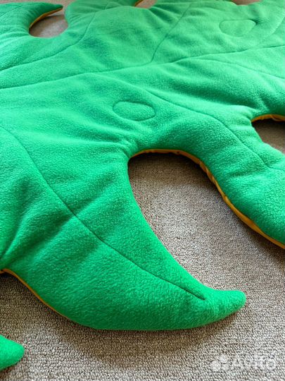 Большая подушка листок коврик монстерра