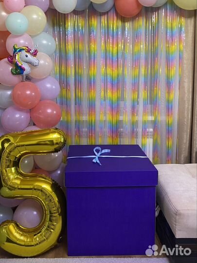 Коробка для воздушных шаров 60см