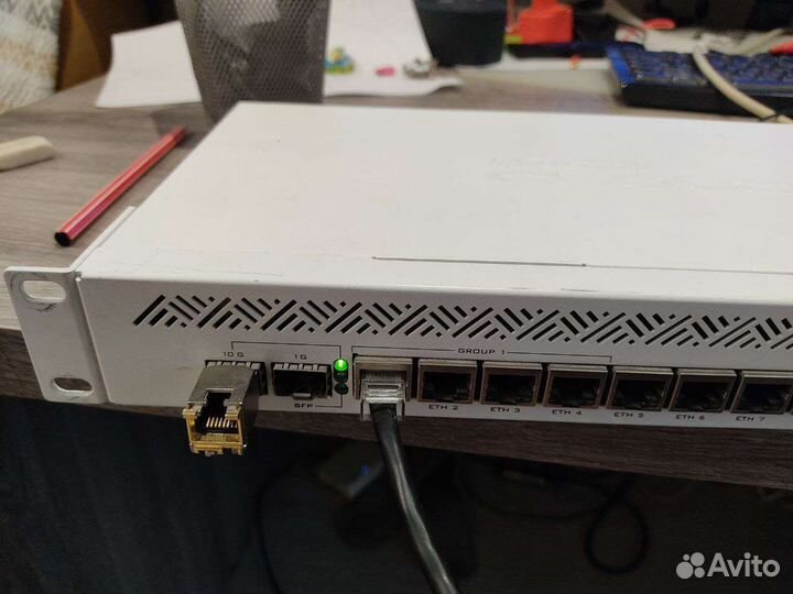 Маршрутизатор Mikrotik CCR1009-8G-1S-1S+