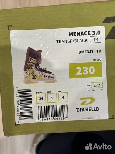 Горнолыжные ботинки Dalbello 230 36 р-р