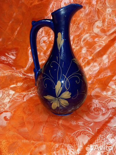 Старинный фарфоровый (кобальт) Кувшин
