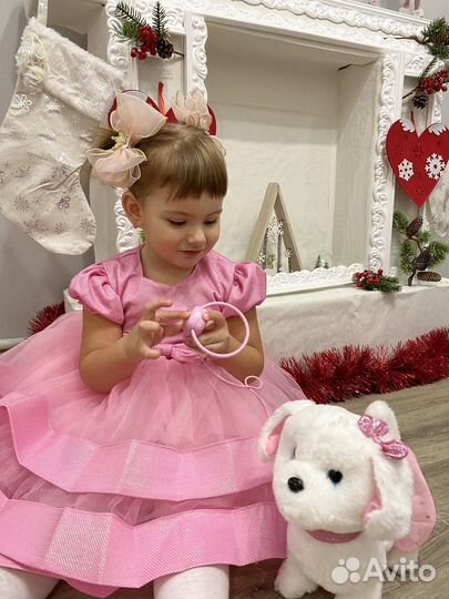 Платье нарядное для девочки на др/утренник/нг