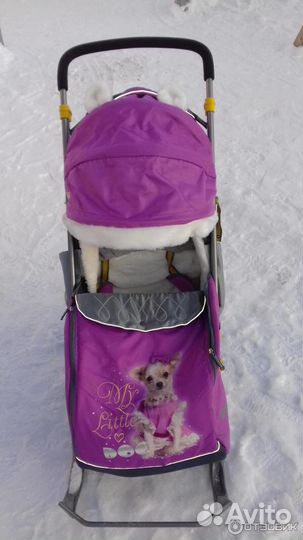 Коляска санки