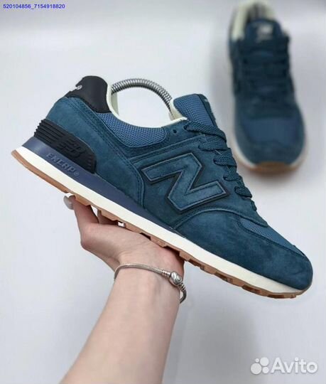 Кроссовки New Balance 574 Blue (Арт.92693)