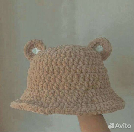 Вязаная шапка,одежда, для малышей,детей мишка зайк