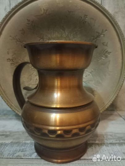 Вазы, кувшины, медь, латунь