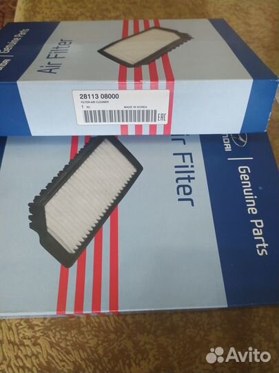 Фильтр для KIA sportage 2