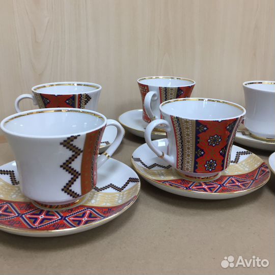 Чашка с блюдцем чайная Разгуляй ифз