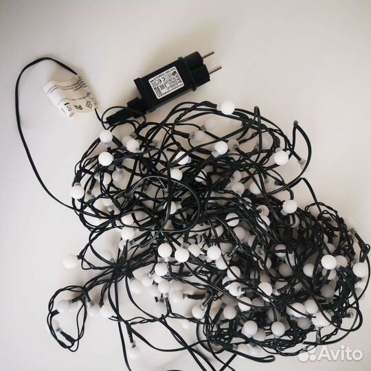 Гирлянда 10,7м. уличная новогодняя 2шт