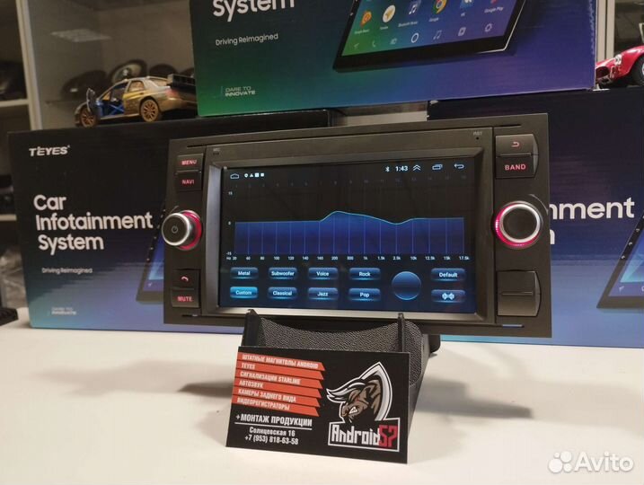 Магнитола Ford 2gb 32gb