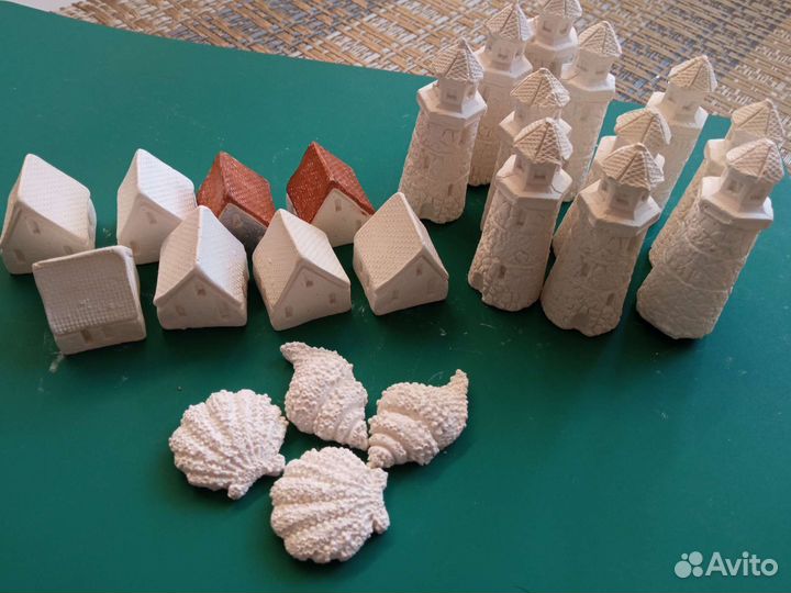 Фигурки из гипса флорариум